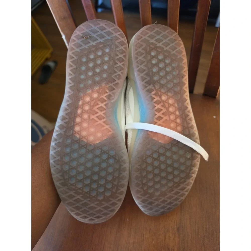 Vans AVE Pro White Powder Pink Skate Shoes Women's 7.5 Ultimate Waffle